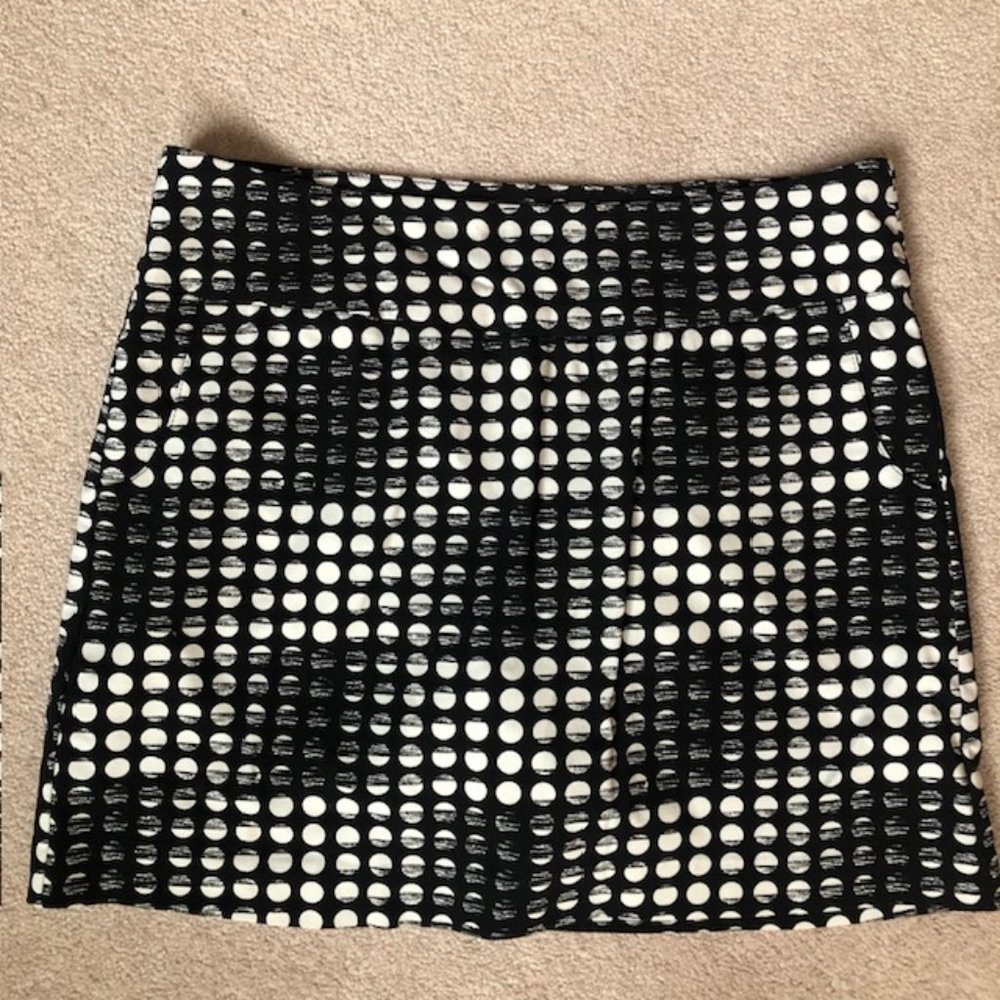 SALE - Zac & Rachel Polka Dot Skort / Golf Skirt, Size 8P